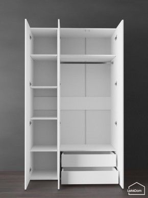 Шкаф Linnea MHR-3PO-2 2050х1200х510 (Белый-М 11.1.1) в Чайковском - chaykovskiy.ok-mebel.com | фото 5