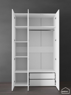 Шкаф Linnea MHR-3PO-2 2050х1200х510 (Белый-М 11.1.1) в Чайковском - chaykovskiy.ok-mebel.com | фото 6
