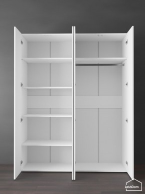 Шкаф Linnea MHR-4PO-1 2050х1600х510 (Белый-М 11.1.2) в Чайковском - chaykovskiy.ok-mebel.com | фото 4