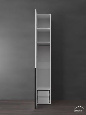 Шкаф с антресолью Linnea MHR-1A-3 2450х400х510 (Белый-М 11.1.2) в Чайковском - chaykovskiy.ok-mebel.com | фото 5