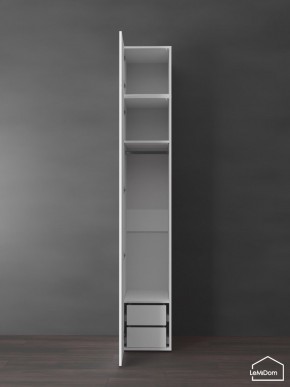 Шкаф с антресолью Linnea MHR-1POA-3 2450х400х510 (Белый-М 11.1.2) в Чайковском - chaykovskiy.ok-mebel.com | фото 5