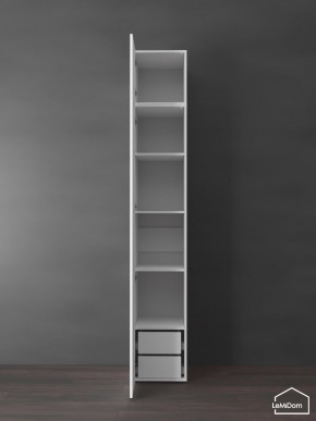 Шкаф с антресолью Linnea MHR-1POA-4 2450х400х510 (Белый-М 11.1.1) в Чайковском - chaykovskiy.ok-mebel.com | фото 6