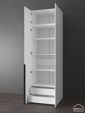 Шкаф с антресолью Linnea MHR-2A-4 2450х800х510 (Белый-М 11.1.2) в Чайковском - chaykovskiy.ok-mebel.com | фото 5