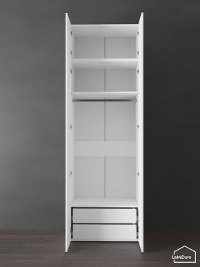 Шкаф с антресолью Linnea MHR-2POA-3 2450х800х510 (Белый-М 11.1.1) в Чайковском - chaykovskiy.ok-mebel.com | фото 5