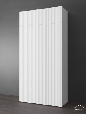 Шкаф с антресолью Linnea MHR-3POA-2 2450х1200х510 (Белый-М 11.1.1) в Чайковском - chaykovskiy.ok-mebel.com | фото