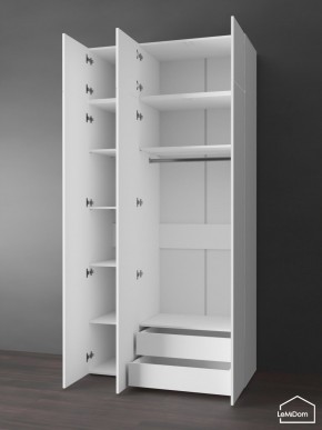 Шкаф с антресолью Linnea MHR-3POA-2 2450х1200х510 (Белый-М 11.1.1) в Чайковском - chaykovskiy.ok-mebel.com | фото 5