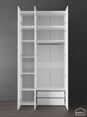 Шкаф с антресолью Linnea MHR-3POA-2 2450х1200х510 (Белый-М 11.1.1) в Чайковском - chaykovskiy.ok-mebel.com | фото 6