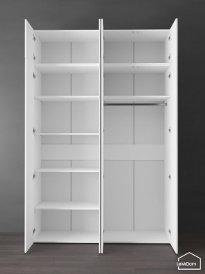 Шкаф с антресолью Linnea MHR-4POA-1 2450х1600х510 (Белый-М 11.1.2) в Чайковском - chaykovskiy.ok-mebel.com | фото 4
