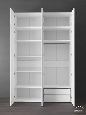 Шкаф с антресолью Linnea MHR-4POA-2 2450х1600х510 (Белый-М 11.1.2) в Чайковском - chaykovskiy.ok-mebel.com | фото 5