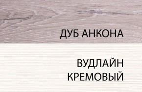 Шкаф угловой 2D, OLIVIA, цвет вудлайн крем/дуб анкона в Чайковском - chaykovskiy.ok-mebel.com | фото 1