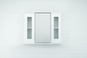 Шкаф-зеркало Кристалл 80 АЙСБЕРГ (DA1804HZ) в Чайковском - chaykovskiy.ok-mebel.com | фото 4