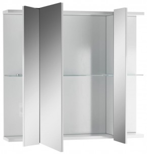Шкаф-зеркало Мега 75 АЙСБЕРГ (DM4604HZ) в Чайковском - chaykovskiy.ok-mebel.com | фото 2