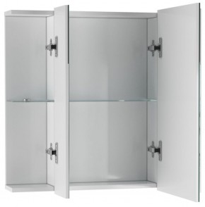 Шкаф-зеркало Мега 75 АЙСБЕРГ (DM4604HZ) в Чайковском - chaykovskiy.ok-mebel.com | фото 3