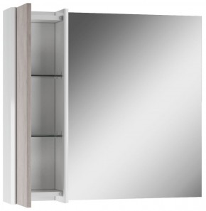 Шкаф-зеркало Uno 80 Дуб серый левый/правый Домино (DU1504HZ) в Чайковском - chaykovskiy.ok-mebel.com | фото 4