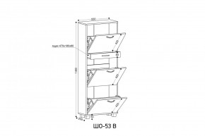 ШО-53 В тумба для обуви в Чайковском - chaykovskiy.ok-mebel.com | фото 3