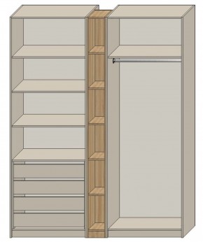 Спальня Серый камень + Кровать (серии «ГЕСТИЯ») в Чайковском - chaykovskiy.ok-mebel.com | фото 7