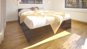 Стандарт Кровать 1600, цвет венге, ШхГхВ 163,5х203,5х70 см., сп.м. 1600х2000 мм., без матраса, основание есть в Чайковском - chaykovskiy.ok-mebel.com | фото 6