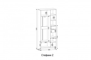 СТЕФАНИ-2 Шкаф в Чайковском - chaykovskiy.ok-mebel.com | фото 2