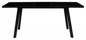 Стол ФИН 120 Черный, стекло/ Черный каркас М-City в Чайковском - chaykovskiy.ok-mebel.com | фото