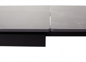 Стол FORIO 160 MATT BLACK MARBLE SOLID CERAMIC / BLACK, ®DISAUR в Чайковском - chaykovskiy.ok-mebel.com | фото 2