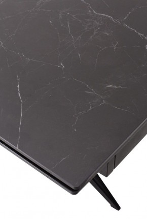 Стол FORIO 160 MATT BLACK MARBLE SOLID CERAMIC / BLACK, ®DISAUR в Чайковском - chaykovskiy.ok-mebel.com | фото 9