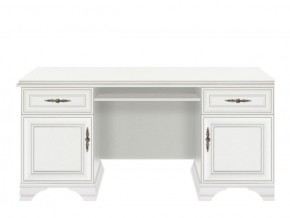 Стол письменный S320-BIU 2D2S (МС Кентаки) белый в Чайковском - chaykovskiy.ok-mebel.com | фото