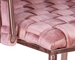 Стул барный DOBRIN EMMA ROSE GOLD, розовый велюр (VF-10) в Чайковском - chaykovskiy.ok-mebel.com | фото 7