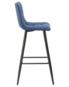 Стул барный DOBRIN NICOLE, черные матовые ножки, синяя ткань (UF860-14B) в Чайковском - chaykovskiy.ok-mebel.com | фото 3