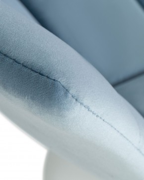Стул барный DOBRIN TAILOR WHITE, пудрово-голубой велюр (MJ9-74) в Чайковском - chaykovskiy.ok-mebel.com | фото 10