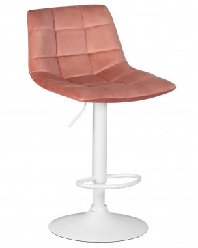Стул барный DOBRIN TAILOR WHITE, пудрово-розовый велюр (MJ9-32) в Чайковском - chaykovskiy.ok-mebel.com | фото