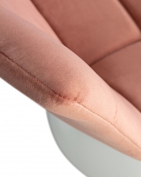Стул барный DOBRIN TAILOR WHITE, пудрово-розовый велюр (MJ9-32) в Чайковском - chaykovskiy.ok-mebel.com | фото 7