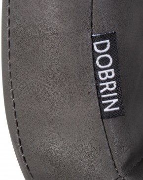 Стул обеденный DOBRIN MARK, черные ножки, серая антрацитовая винтажная экокожа (RU-08) в Чайковском - chaykovskiy.ok-mebel.com | фото 9