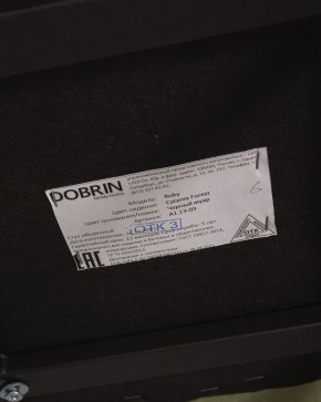 Стул обеденный DOBRIN ROBY, ЭМАЛЬ ЧЕРНЫЙ МУАР велюр Catania Forest в Чайковском - chaykovskiy.ok-mebel.com | фото 12