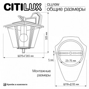 Светильник на штанге Citilux FORTS CLU10W в Чайковском - chaykovskiy.ok-mebel.com | фото 9