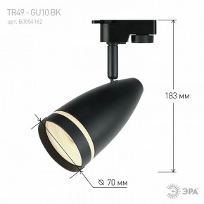 Светильник на штанге Эра  TR49 - GU10 BK в Чайковском - chaykovskiy.ok-mebel.com | фото 4