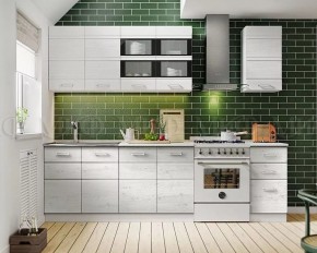 ТЕХНО-2 Кухонный гарнитур 2,0 в Чайковском - chaykovskiy.ok-mebel.com | фото 2