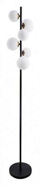 Торшер Arte Lamp Gemini A2243PN-6BK в Чайковском - chaykovskiy.ok-mebel.com | фото