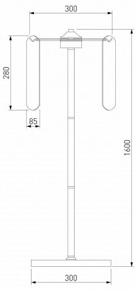 Торшер Eurosvet Claire 01171/3 золото в Чайковском - chaykovskiy.ok-mebel.com | фото 3