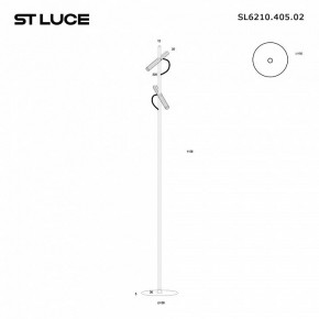 Торшер ST-Luce LILT SL6210.405.02 в Чайковском - chaykovskiy.ok-mebel.com | фото 2