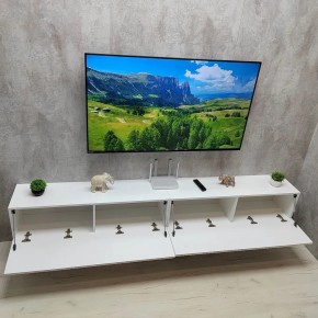Тумба подвесная под ТВ LINES MTV4-MA 1150 Белый глянец (Белый-M 10.1.1) в Чайковском - chaykovskiy.ok-mebel.com | фото 12