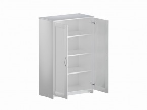 Тумба СИРИУС двухдверная высокая, цвет белый в Чайковском - chaykovskiy.ok-mebel.com | фото 3