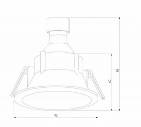 Встраиваемый светильник Elektrostandard Side 25059/01 в Чайковском - chaykovskiy.ok-mebel.com | фото 6