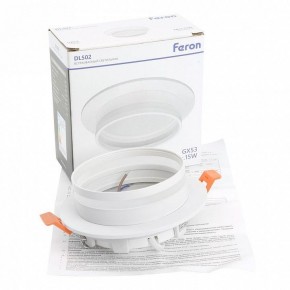 Встраиваемый светильник Feron DL502 51089 в Чайковском - chaykovskiy.ok-mebel.com | фото 9