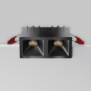 Встраиваемый светильник Maytoni Alfa LED DL043-02-10W3K-SQ-B-1 в Чайковском - chaykovskiy.ok-mebel.com | фото 2