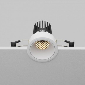 Встраиваемый светильник Maytoni Dip DL115-10W-2.7K-W в Чайковском - chaykovskiy.ok-mebel.com | фото 7