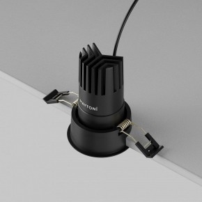 Встраиваемый светильник Maytoni Dip DL116-10W-2.7K-B в Чайковском - chaykovskiy.ok-mebel.com | фото 6