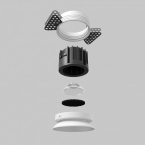 Встраиваемый светильник Maytoni Round DL058-12W2.7K-TRS-W в Чайковском - chaykovskiy.ok-mebel.com | фото 5