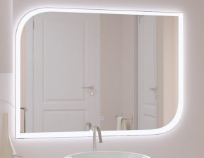Зеркало в ванную Монреаль с LED подсветкой в Чайковском - chaykovskiy.ok-mebel.com | фото 1